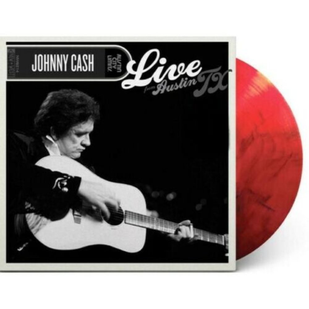 Johnny Cash Live From Austin, TX LP + DVD ~ Exclusive Colored Vinyl ~New/Sealed!